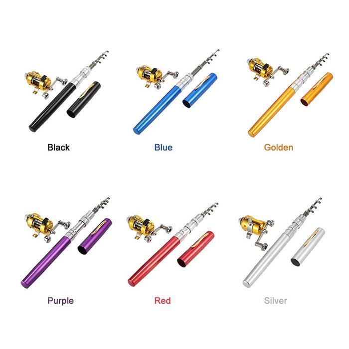 Joran Kail Alat Pancing Pulpen Mini Fishing Pancingan Portable Alat Pancing Paket pancingan set