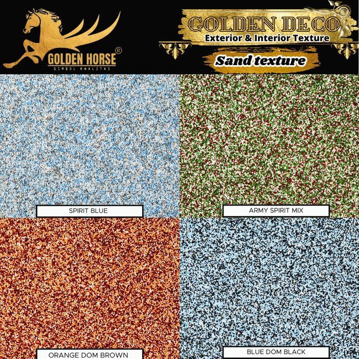 Cat Dinding Sand texture Golden Deco 1 kg - Golden horse