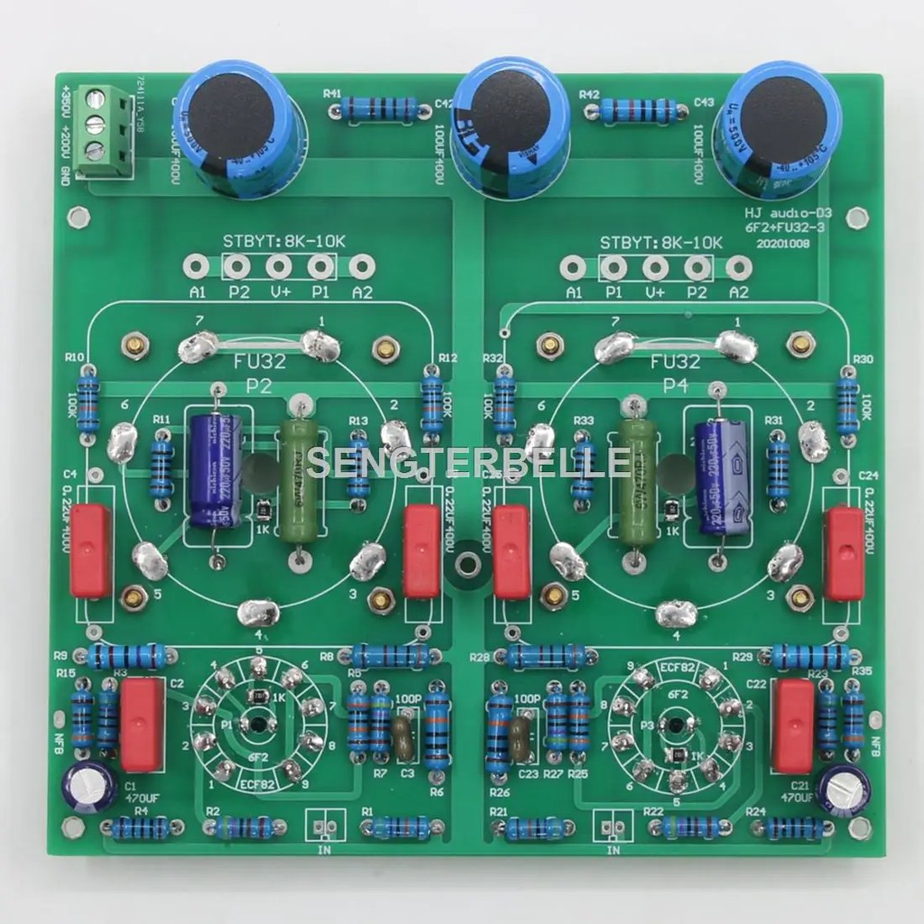 HiFi FU32+ 6F2 Stereo Tube Amplifier Board PP Push-Pull Power Amp Kit 10W