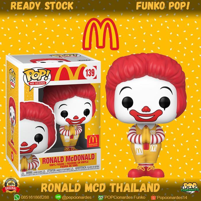 FUNKO POP AD ICONS - MCDONALD - RONALD MCDONALD THAILAND #139