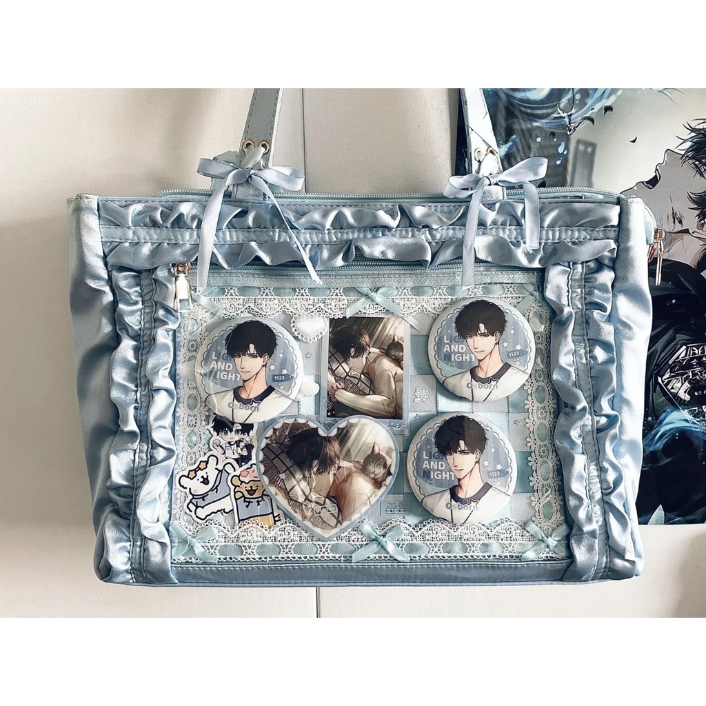 Ita Bag Decoration DIY Lace Ribbon Cosplay Lolita Badge Display Board Itabag Ita Bag Insert Board