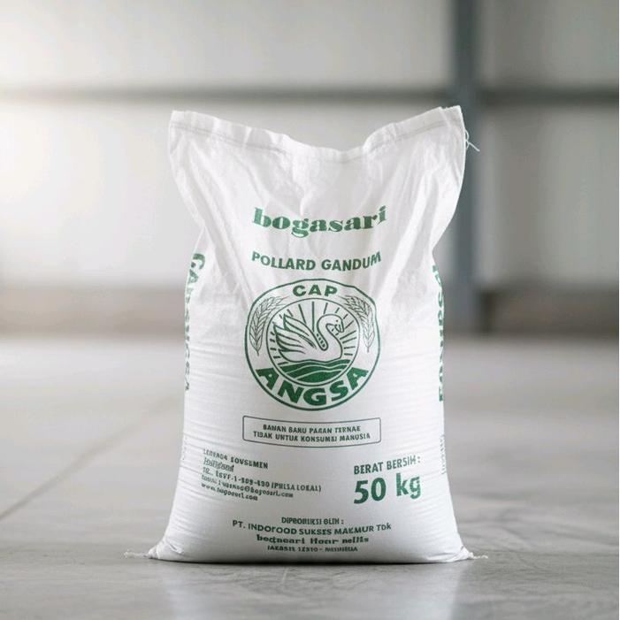 Pollard Gandum Alternatif Pakan ternak 50KG Cap Angsa Bogasari