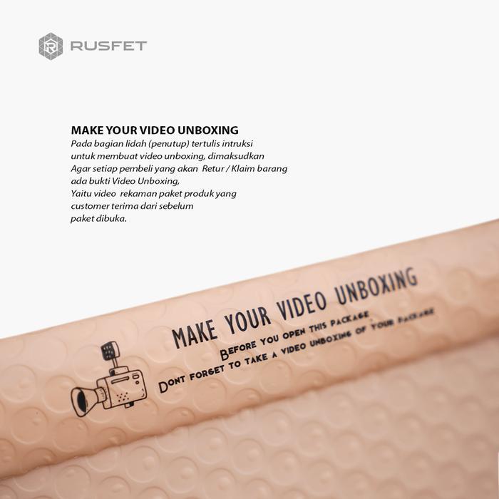 [] AMPLOP BUBBLE WRAP PINK RUSFET BUBBLE BAG MAILER PREMIUM TERMURAH