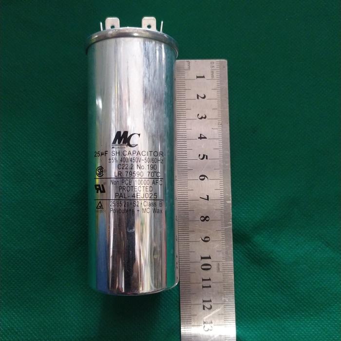 HX880 Kapasitor AC capacitor 25 uf MC original FREE ONGKIR