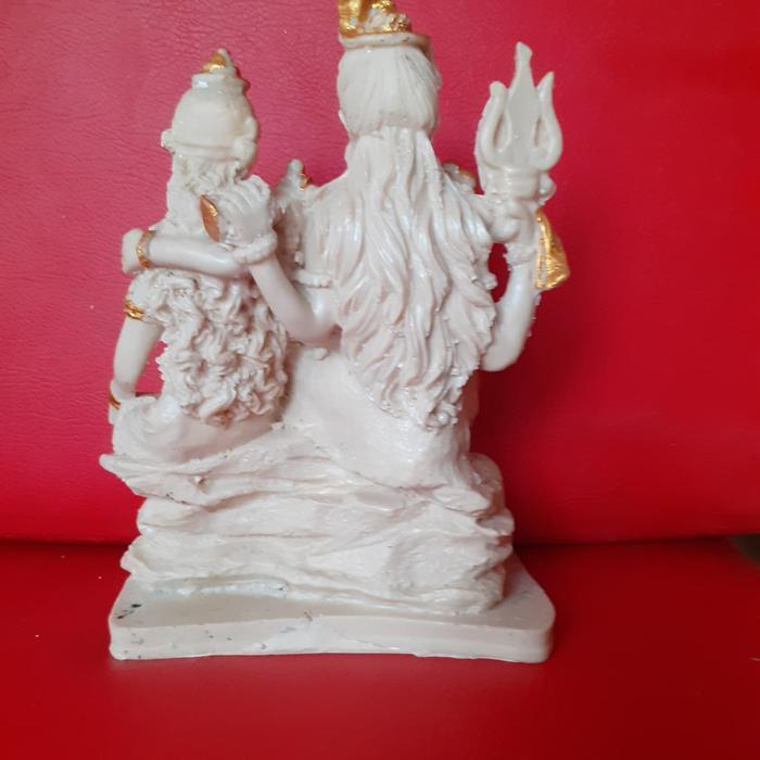 Olaimarket- Patung Keluarga Dewa Siwa / Syiwa Dewi Parwati Dan Dewa Ganesha 2