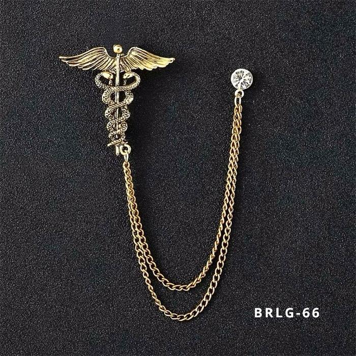 Lapel Pin Bros Jas Rantai / Aksesoris Pin Jas Blazer / Bros Jas Rantai / Bros Setelan Jas Pria /