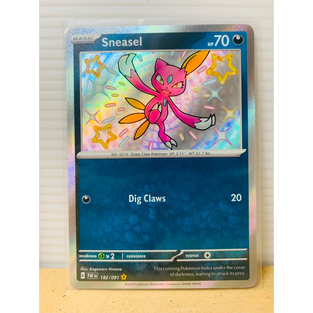 Sneasel #182 Pokemon Paldean Fates