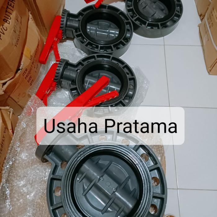 Butterfly Valve U Pvc 6" Inch