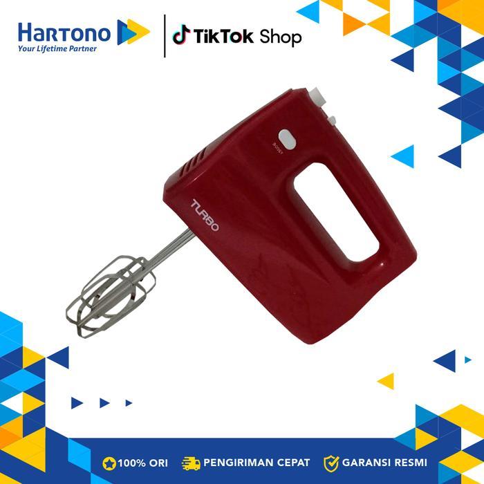 Turbo Hand Mixer EHM9000|7 - Pengaduk Multifungsi Merah