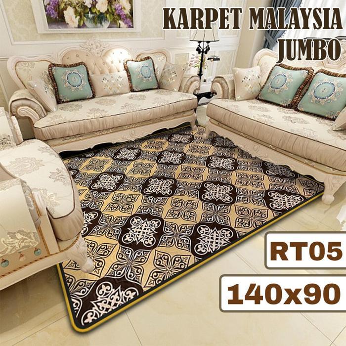Spesial Promo Zakka Karpet Malaysia Ukuran Jumbo 140x190 / Karpet Malaysia HALUS Kualitas Premium