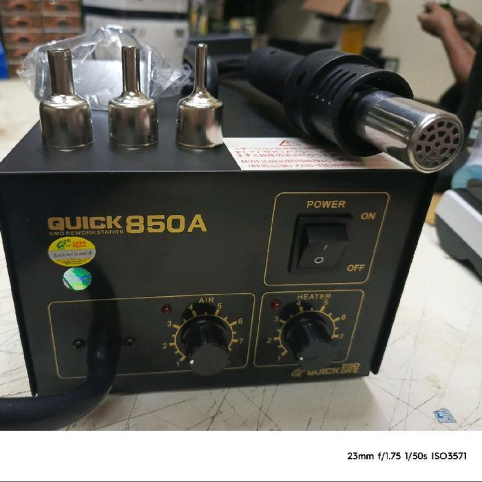Original Blower Uap Quick 850A Analog/Solder Uap Hot Air Quick 850A Analog