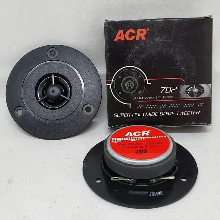 Tweeter Acr 702 Twitter Magnet - Super Polymide Dome Tweeter Speaker Diskon 80%