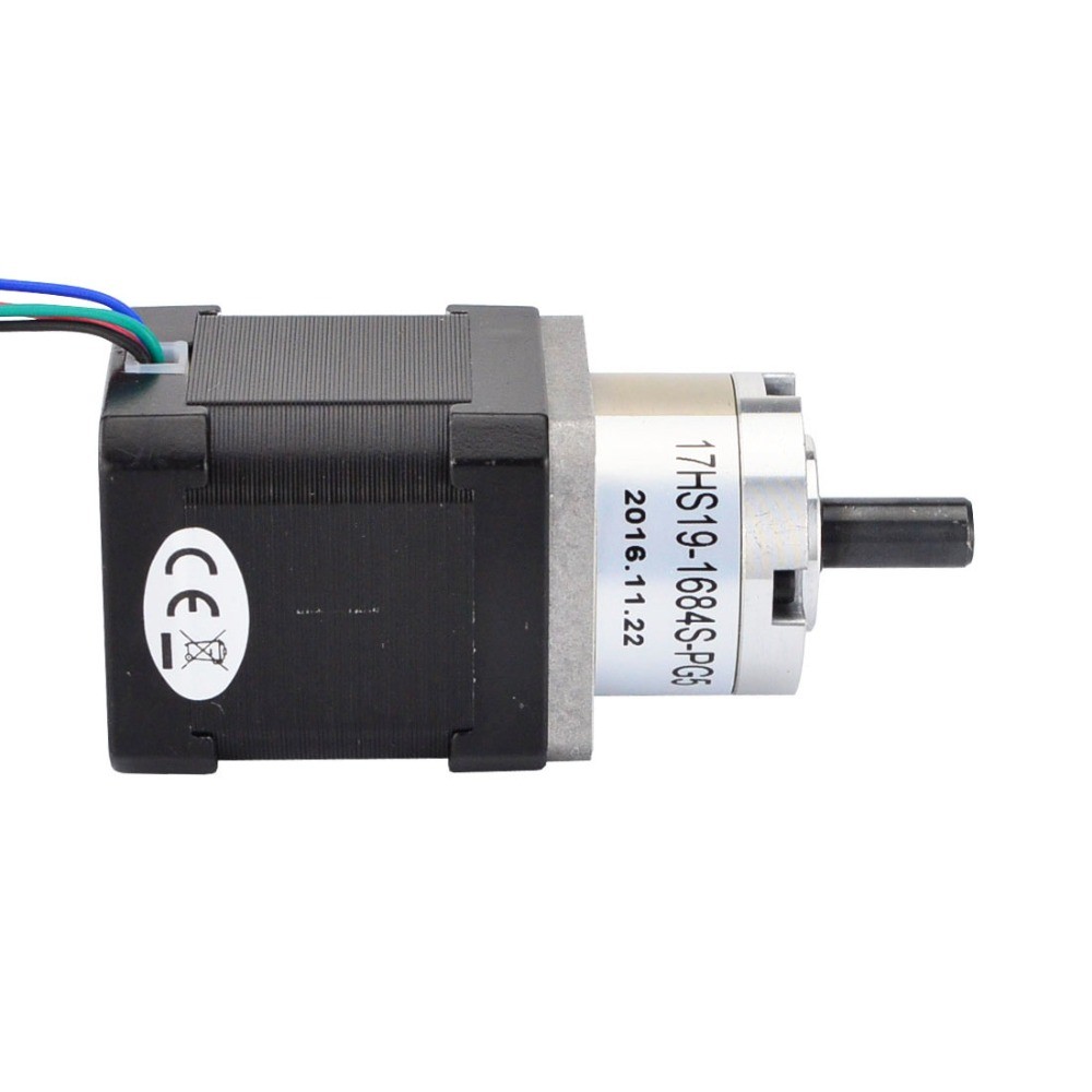 STEPPERONLINE NEMA 17 STEPPER MOTOR 5:1 PLANETARY GEARBOX HIGH TORQUE NEMA17 GEARED STEPPER MOTOR