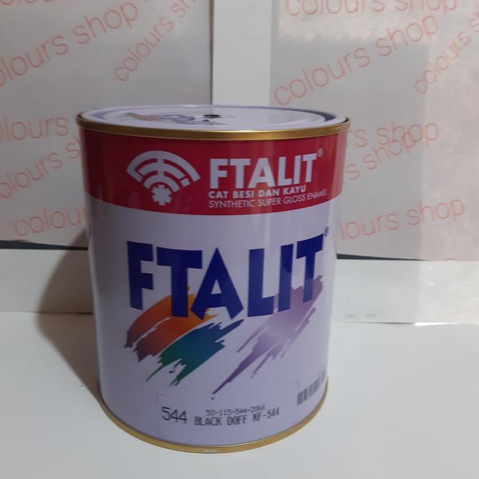 CAT FTALIT KAYU BESI BLACK DOFF/HITAM DOFF 544 -1KG