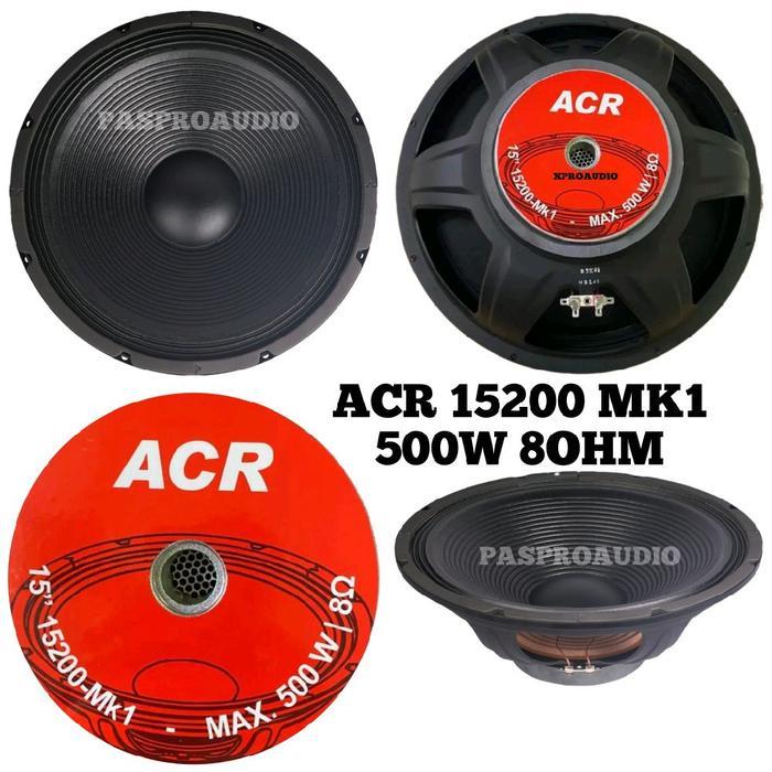 ACR 15 inch 15200 MK1 new speaker komponen 15" 500 Watt 8 ohm speker driver 15 inci spiker 15 inch