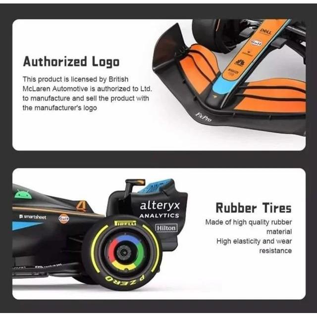 RASTAR RC Mclaren Formula MCL36 Grand Prix 1/18 Scale