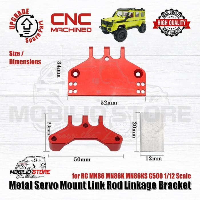 Metal Servo Mount Link Rod Linkage Bracket for RC MN86 MN86K MN86KS
