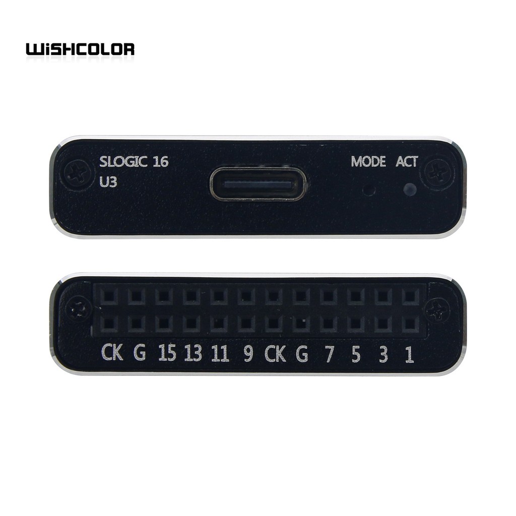 WISHCOLOR SIPEED SLOGIC16U3 MINI 16-CHANNEL ULTRA HIGH SPEED USB3.0 LOGIC ANALYZER 800M SAMPLING