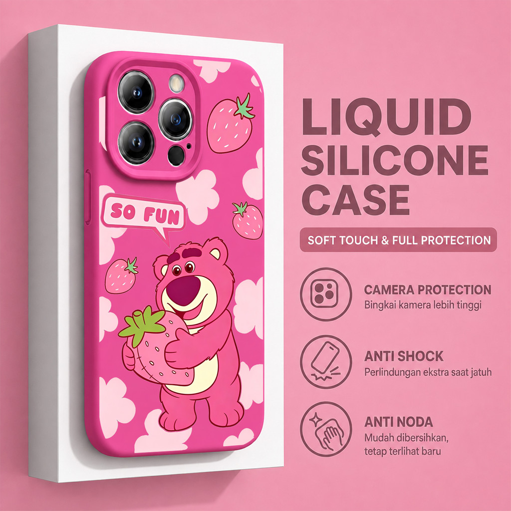 Silikon Cair Lotso Case Infinix Smart 20 Hot 60 Pro Plus 9 Tecno Spark Go2 50I 8 Plus Smart 10 Note 