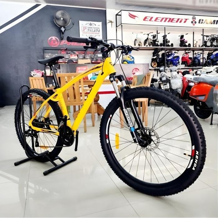 Sepeda Gunung Mtb 27,5 Inch Thrill Cleave Comp Frame Alloy - KUNING
