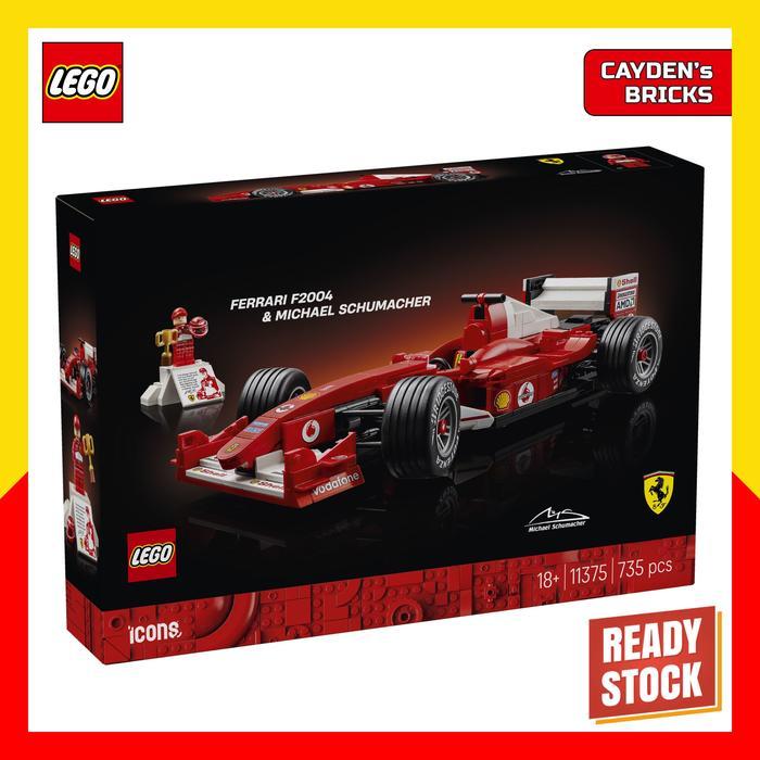 LEGO Icons 11375 Ferrari F2004 & Michael Schumacher