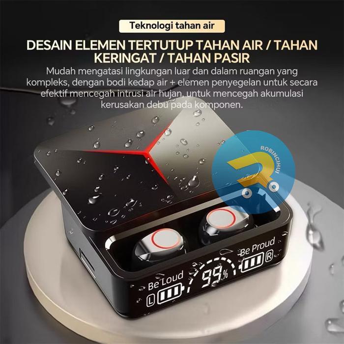 TWS Bluetooth M90 Pro M41 M25 F9 X15 Headset Bluetooth M90 Full Bass Stereo Power Bank Sliding