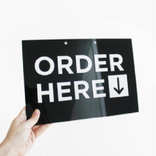 SIGN ACRYLIC ORDER HERE SIGN TIMBUL ACRYLIC