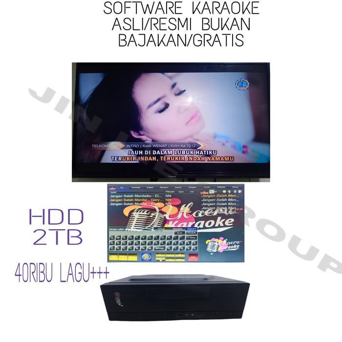 Pc Karaoke Home/Bisnis Karaoke Hdd 2Tb 40 Ribu ++++