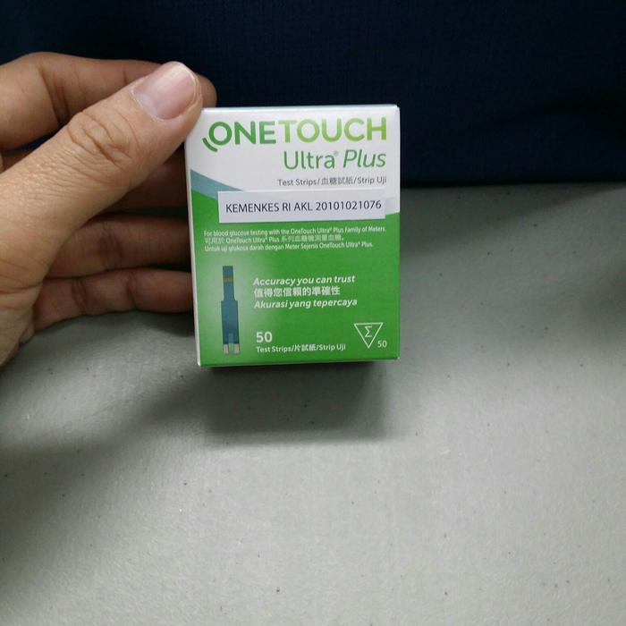 Terlaris Strip Gula Darah Onetouch Ultra Plus isi 25