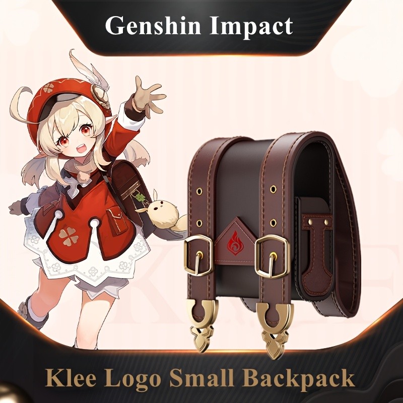 Cartoon Anime Game Genshin Impact Klee Backpack Earphone Case, Suitable for Wireless Earphone