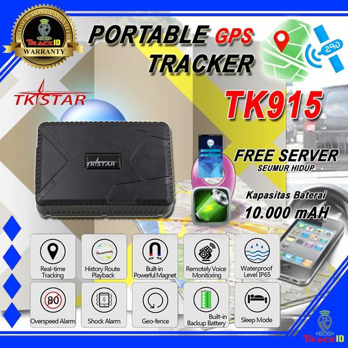 Diskon Gps Tracker Portable Original Tkstar Tk915 Tk 915 10000Mah Mobil Motor Tk905 Tk905B Tk918