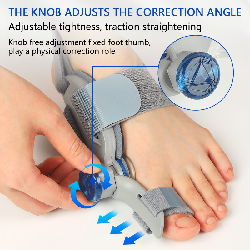 Unisex Bunion Adjustable Bunion Fix for Big Toe Separation Pain Relief - Orthopedic Bunion Splint