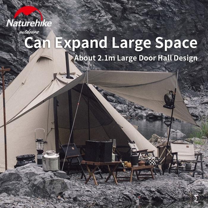 TENDA CAMPING / GLAMPING RANCH OCTAGONAL PYRAMID NATUREHIKE NH20ZP014