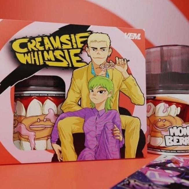 UA CREAMSIE WHIMSIE V2 60ML MON BERRY FREEBASE BY VEM