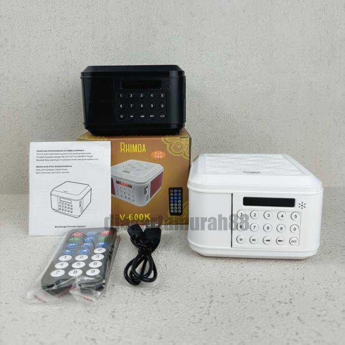Speaker Murotal Bluetooth Mini Rhimoa V600K Remote