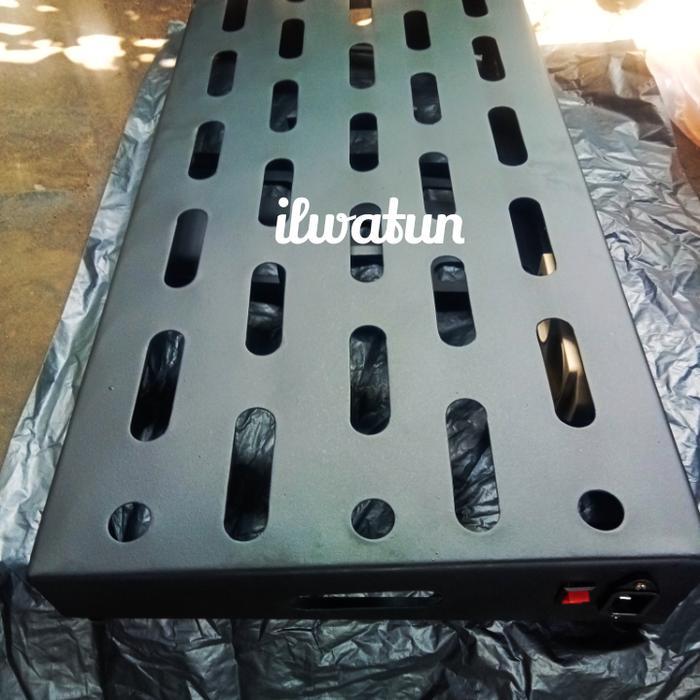 TERBARU pedalboard efeck gitar bahan plat eser 1mm