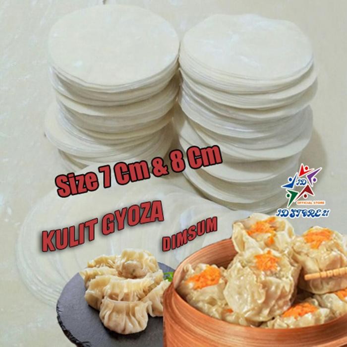 

New Kulit dimsum Siomay Gyoza Pangsit tipis halal lembut anti lengket enak Murah Frozen