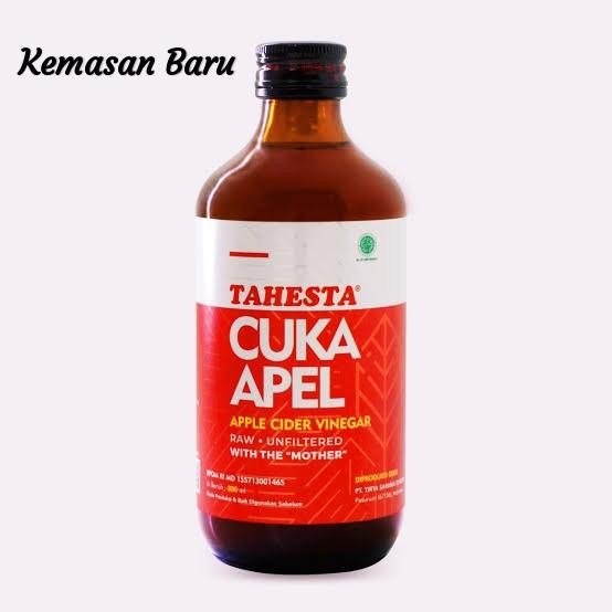 Cuka Apel Tahesta Original 320ml - Cuka Sari Apel Tahesta ORI