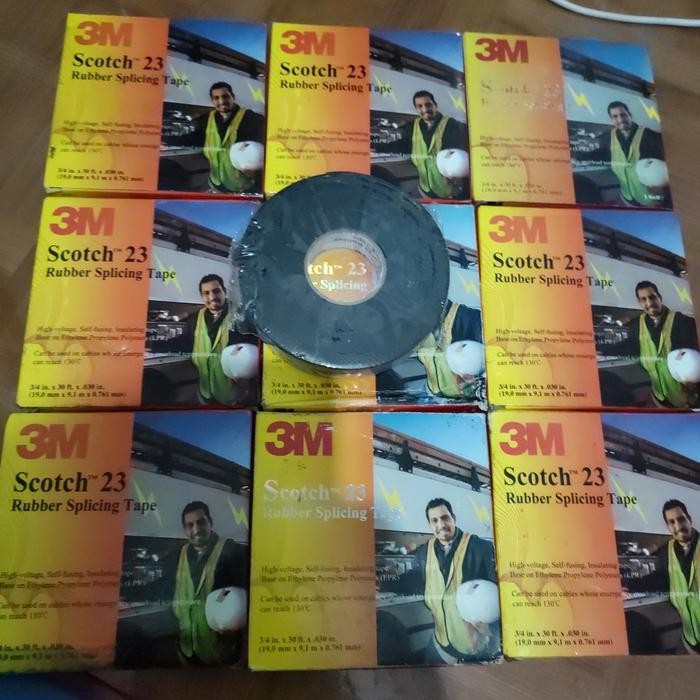 ISOLASI 3M RUBBER SCOTCH 23 ISOLASI LISTRIK