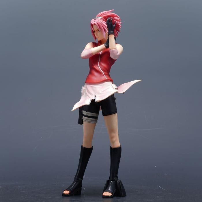 Siap Kirim Action Fure Naruto Haruno Sakura Standing By CW Studio