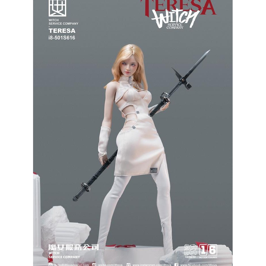 Siap Kirim DP i8TOYS i8-501S616 1/6 Witch Service Company Ta