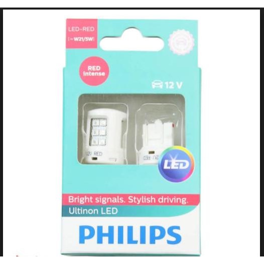 Ready Philips Vision LED W21/5W ( T20 ) - Lampu Rem Mobil / Stoplamp 71273