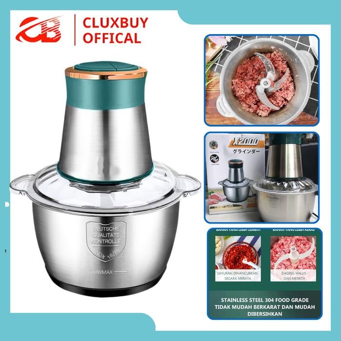 Ready Blender X2000 Blender multifungsi Bisa menggiling daging sayur-mayur