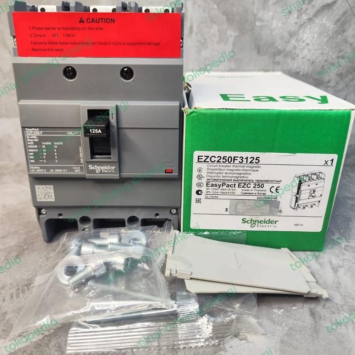 Mccb Schneider ezc250f 125A