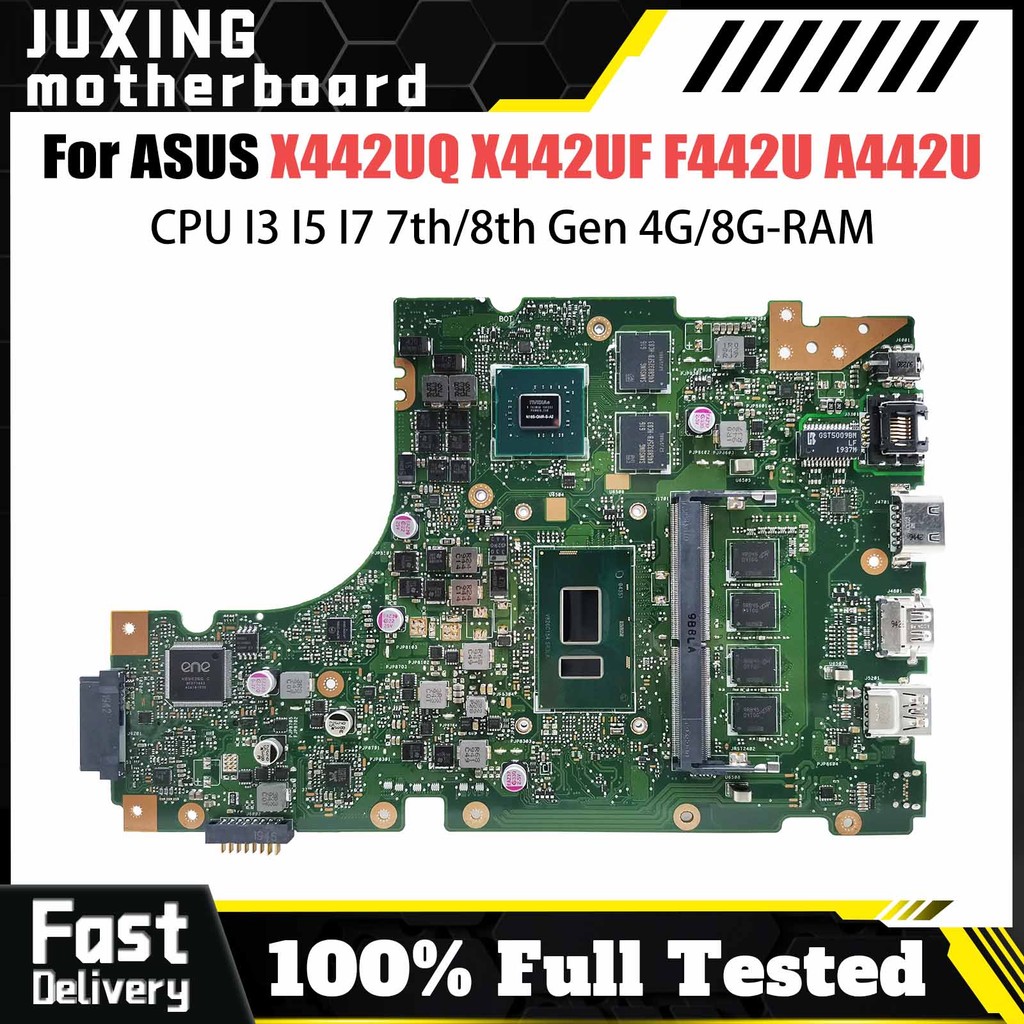 Casing Laptop X442UQ MAINboard For ASUS Vivobook X442UQR X442UF X442UNR X442URR X442UA 4G/8G RAM I3 