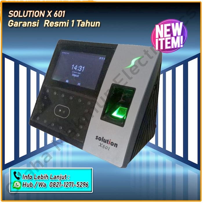 Mesin Absensi Sidik Jari Solution X 601 / Finger Print Solution 601