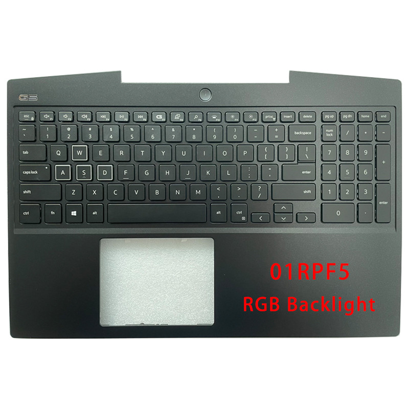 New For Dell G5 5500 Shell Replacemen Laptop Accessories Palmrest/Keyboard RGB/Blue Backlight Red 01