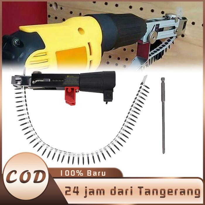 Screw Gun Adaptor Screw Gun Chain Nailer Sekrup Adapter Otomatis
