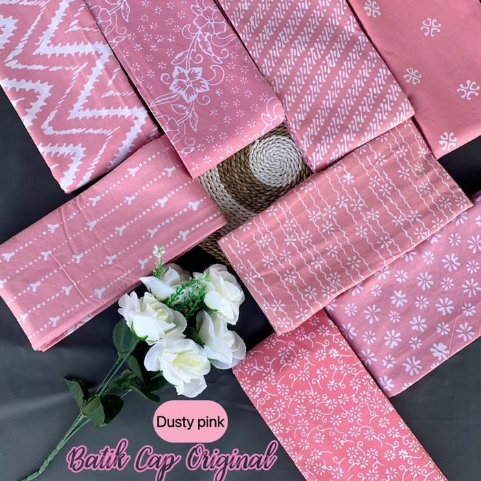 Sarung santri putri sarung mbak santri pink series katun prima batik cap tebal halus tidak nerawang