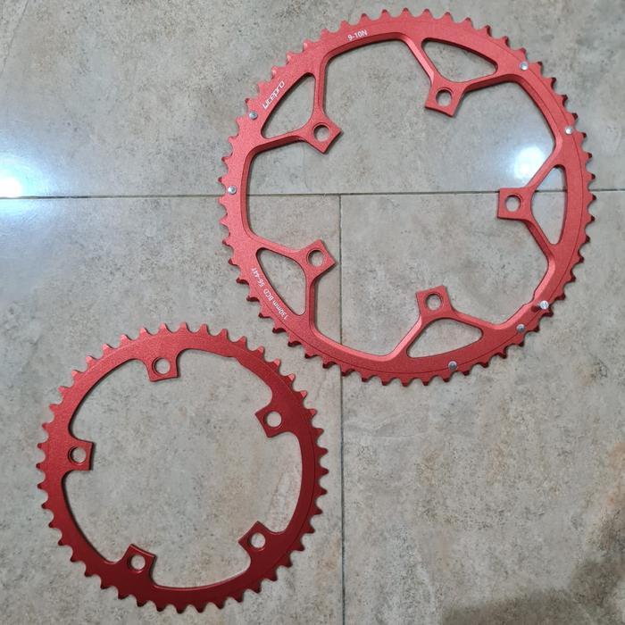 Chainring Double Litepro Ori 56T 44T 56 44 Crankset Dual Speed